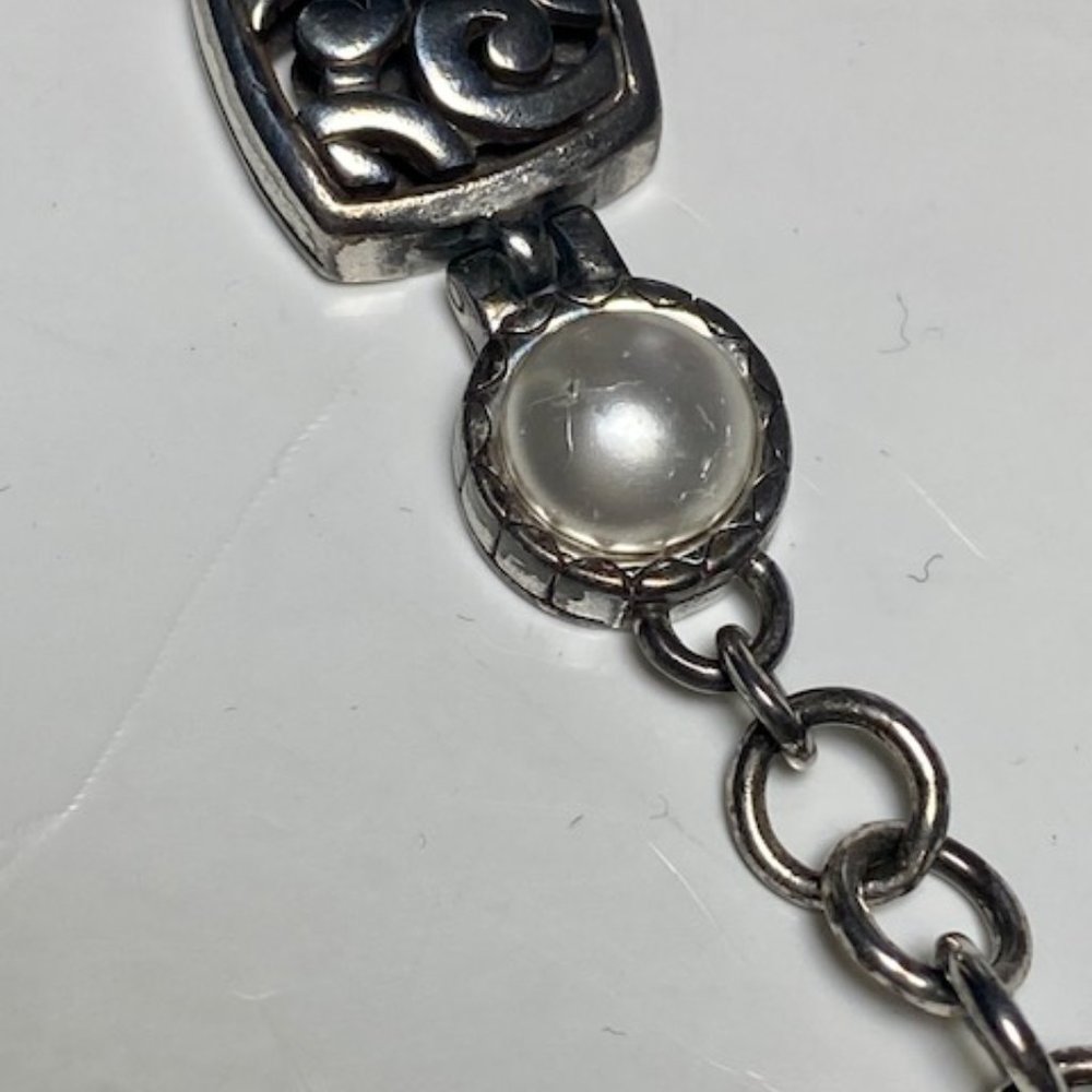 Brighton square link pearl bracelet - Picture 5 of 5